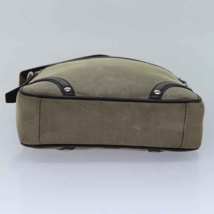 Burberry Nova Check Shoulder Bag Canvas Beige Auth bs16156