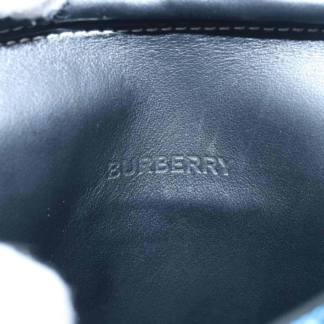 Burberry Shoulder Bag Leather Blue Auth bs16175