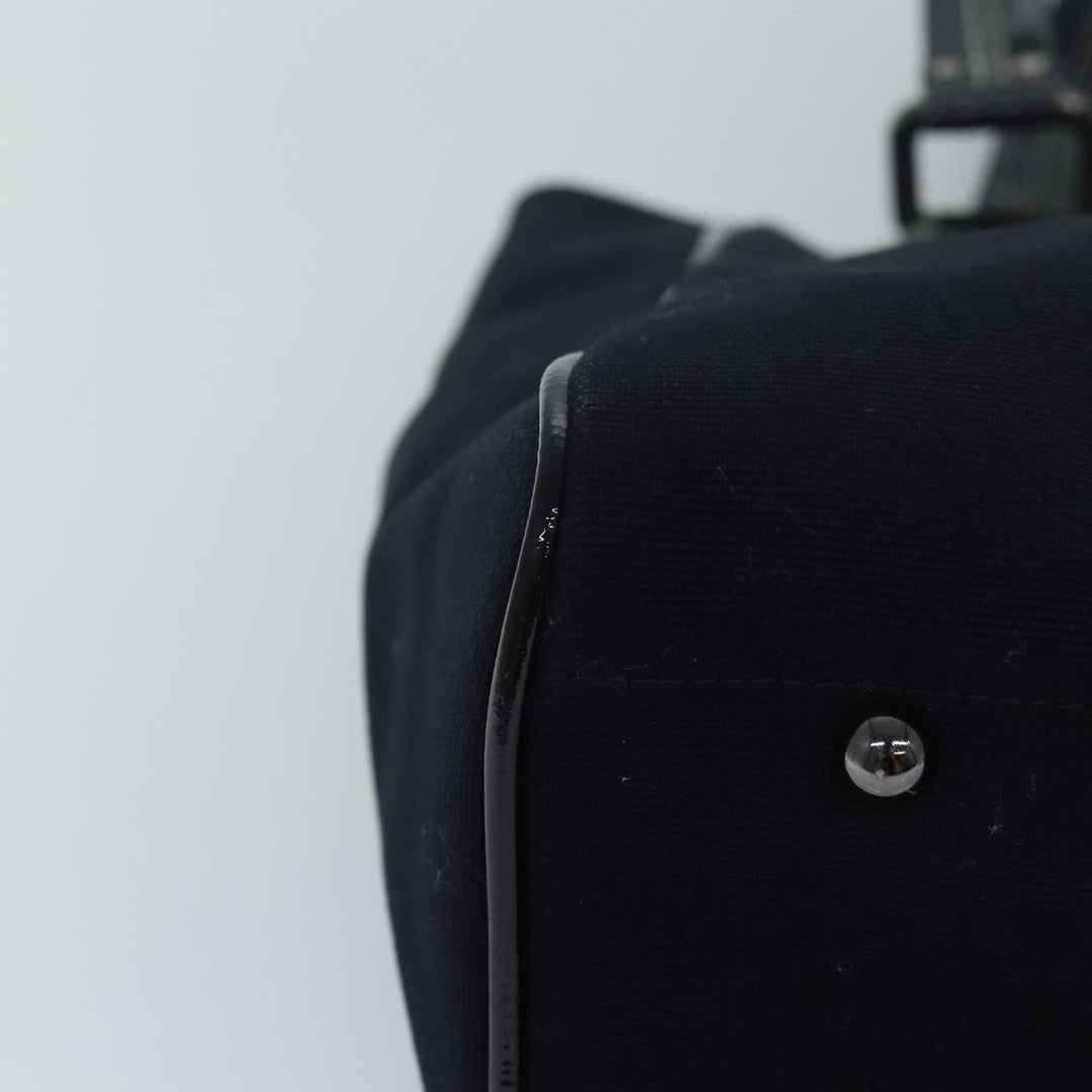 Burberry Tote Bag Canvas Black Auth bs16214