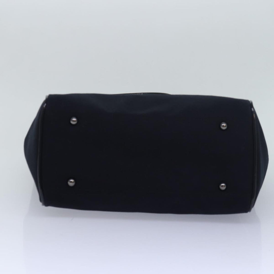 Burberry Tote Bag Canvas Black Auth bs16214