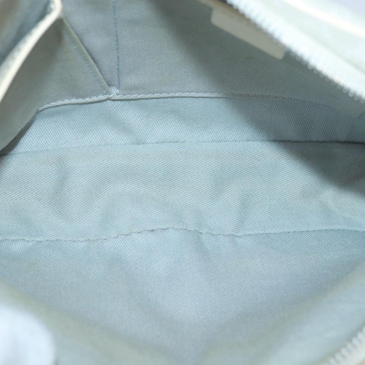 Celine Macadam Canvas Shoulder Bag Gray Auth bs16224