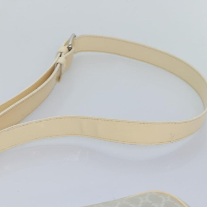 Celine Macadam Canvas Shoulder Bag Gray Auth bs16224