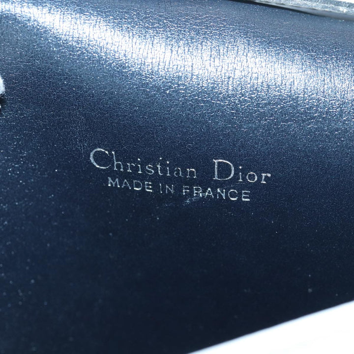 CHRISTIAN Top quality Dior Shoulder Bag Leather White Auth bs16301