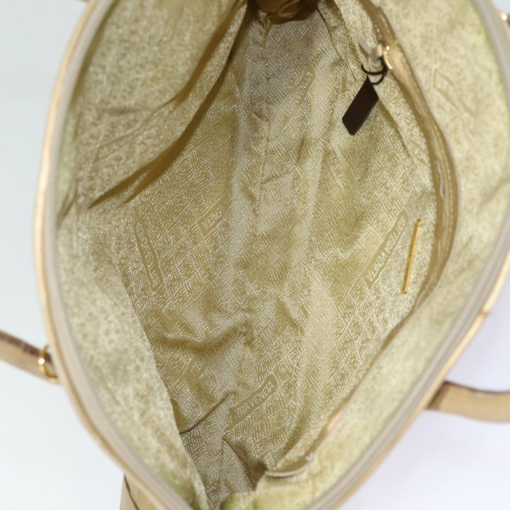 Bottega veneta INTRECCIATO Hand Bag Leather 2way Gold Tone Auth bs16336