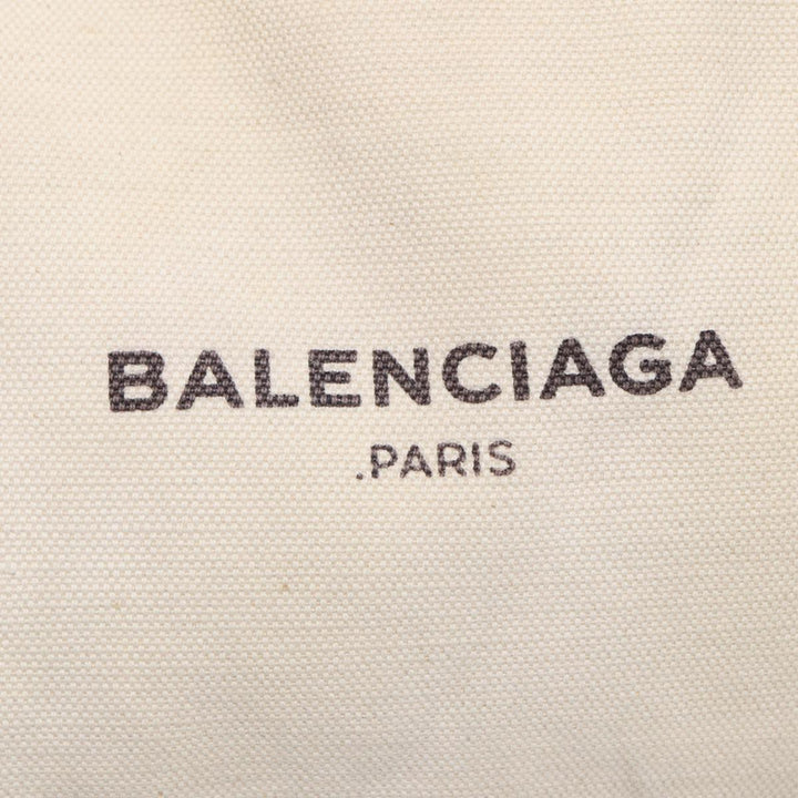 Top Quality Balenciaga Navy kabas S Hand Bag Canvas Beige 339933 Auth bs16366