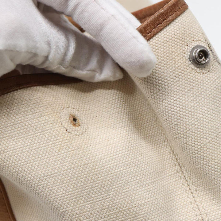 Top Quality Balenciaga Navy kabas S Hand Bag Canvas Beige 339933 Auth bs16366