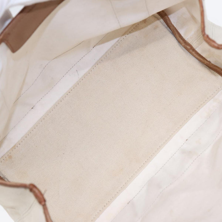 Top Quality Balenciaga Navy kabas S Hand Bag Canvas Beige 339933 Auth bs16366