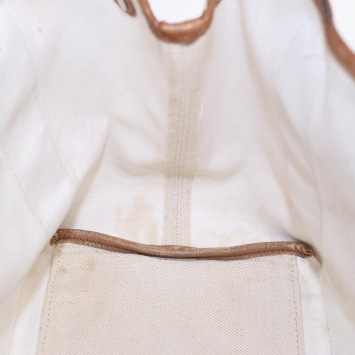 Top Quality Balenciaga Navy kabas S Hand Bag Canvas Beige 339933 Auth bs16366