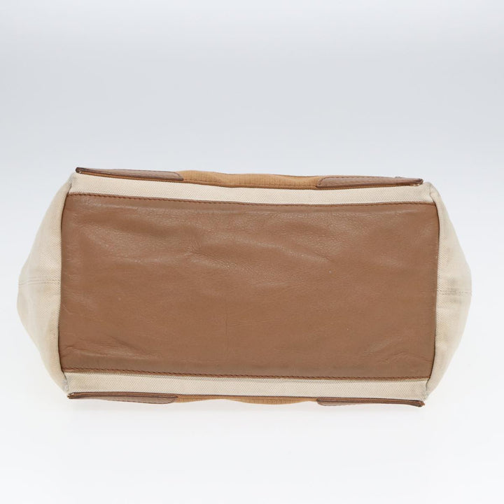 Top Quality Balenciaga Navy kabas S Hand Bag Canvas Beige 339933 Auth bs16366