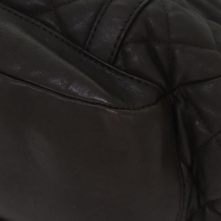 Burberry Tote Bag Leather Brown Auth bs16404
