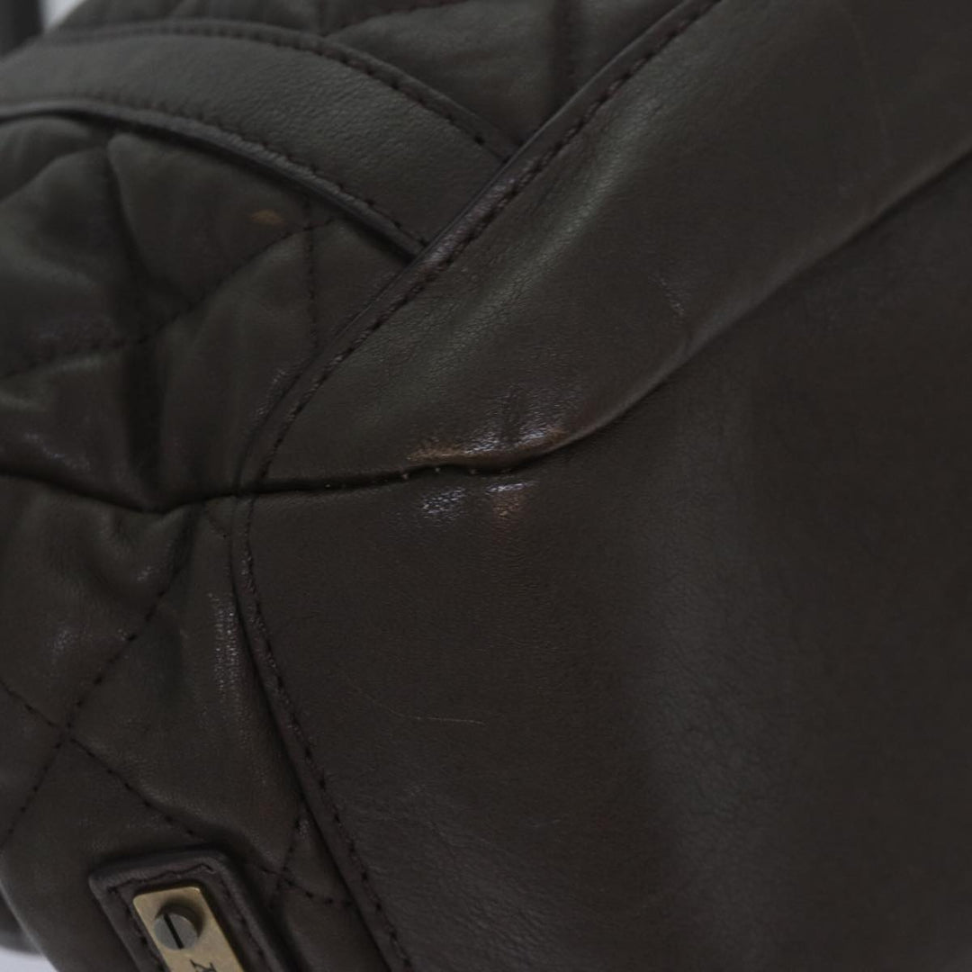 Burberry Tote Bag Leather Brown Auth bs16404