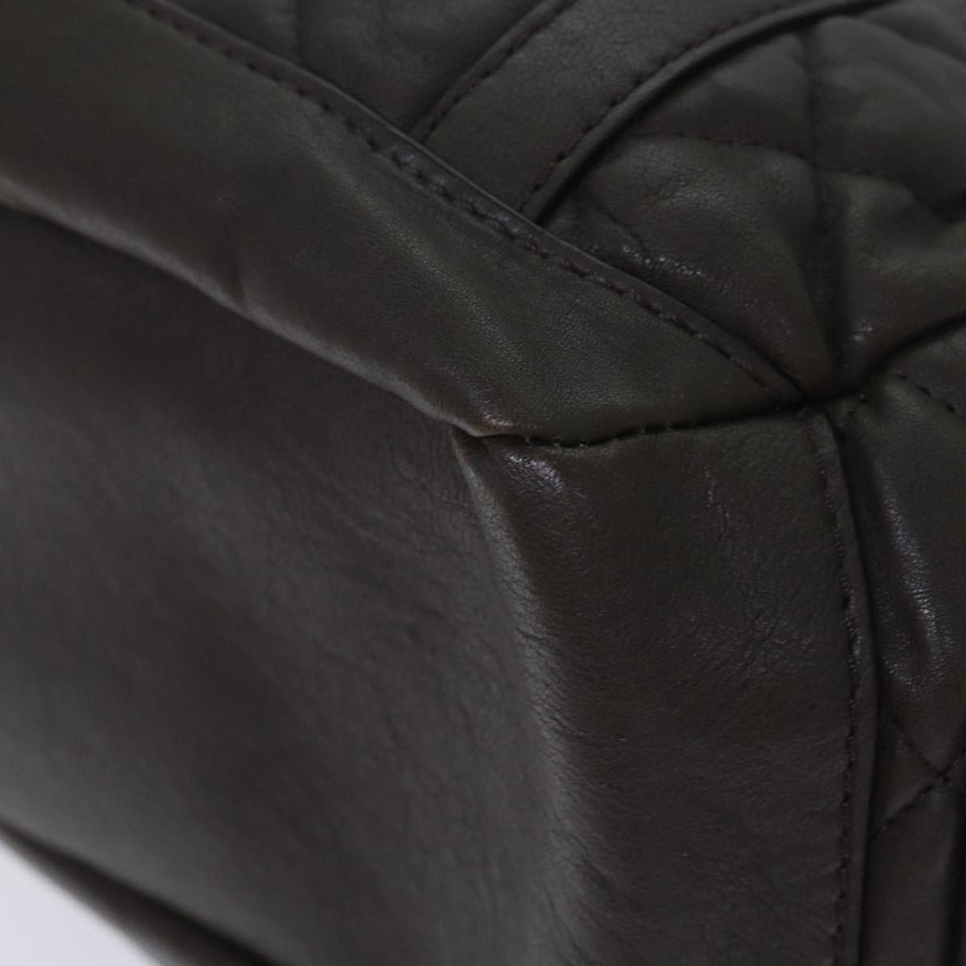 Burberry Tote Bag Leather Brown Auth bs16404