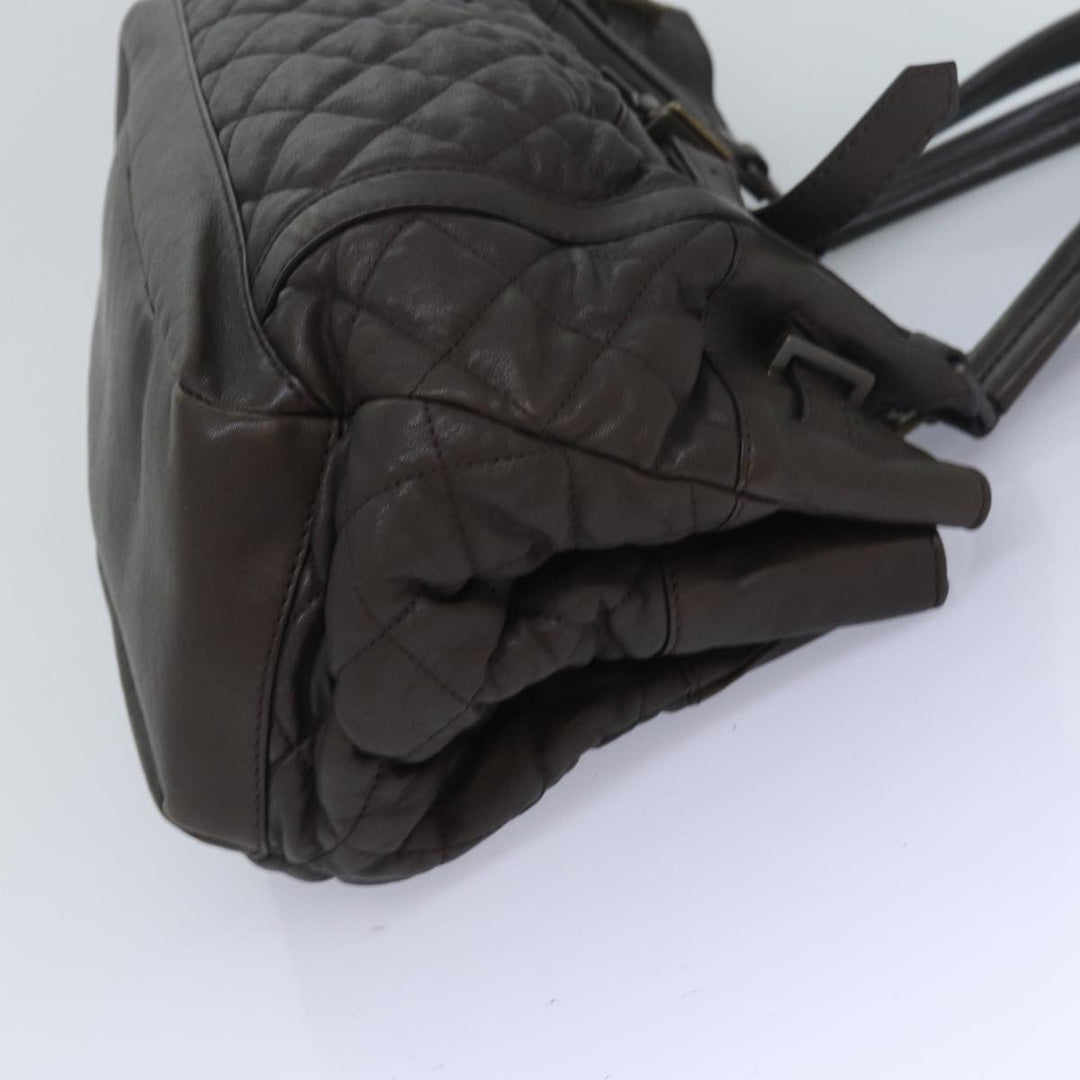 Burberry Tote Bag Leather Brown Auth bs16404