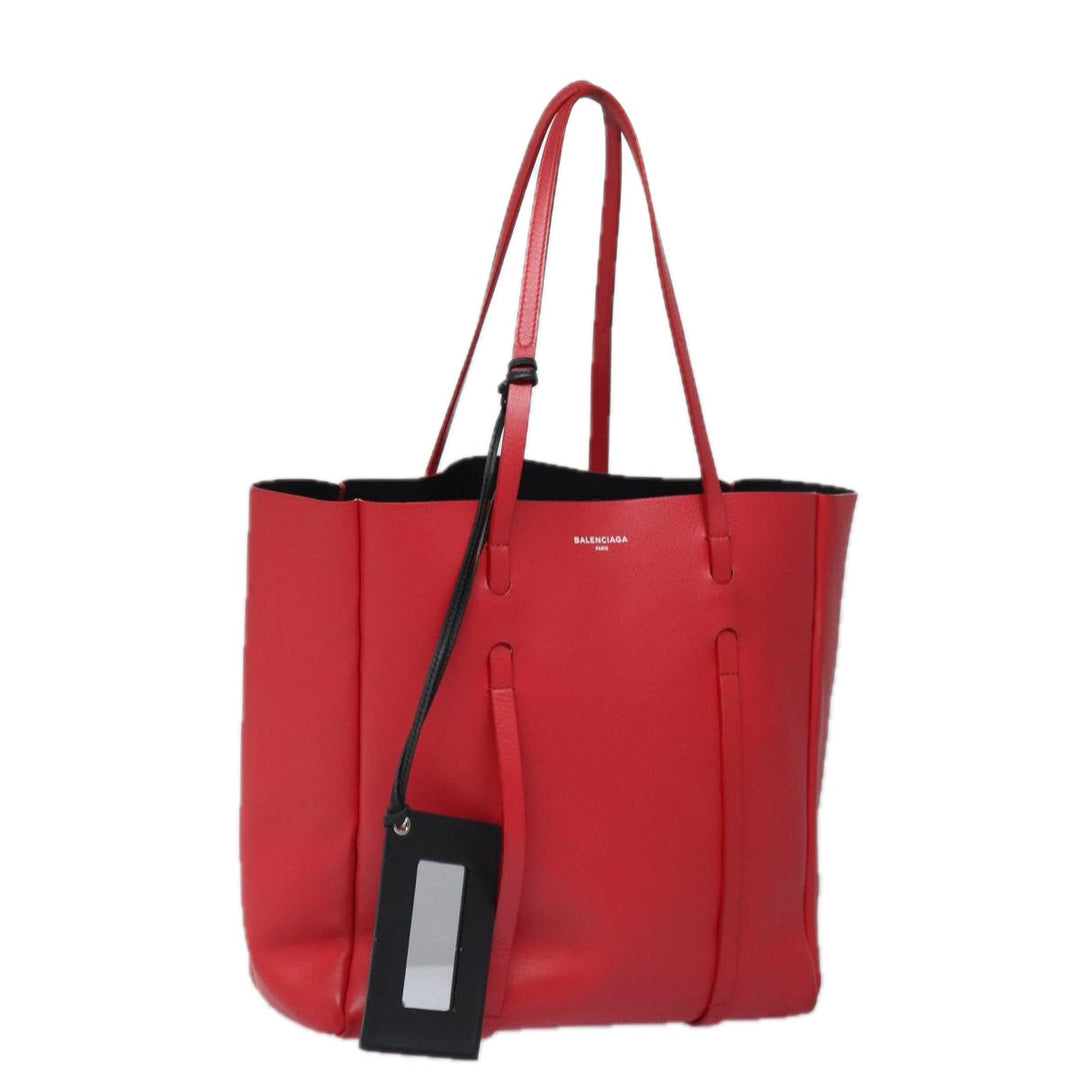 Top Quality Balenciaga Everyday Tote S Tote Bag Leather Red Auth bs16489