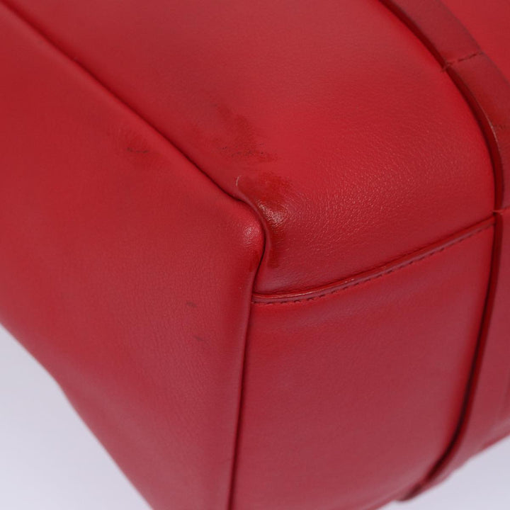 Top Quality Balenciaga Everyday Tote S Tote Bag Leather Red Auth bs16489