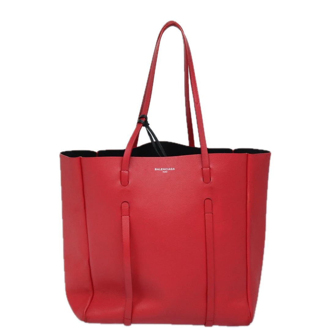 Top Quality Balenciaga Everyday Tote S Tote Bag Leather Red Auth bs16489