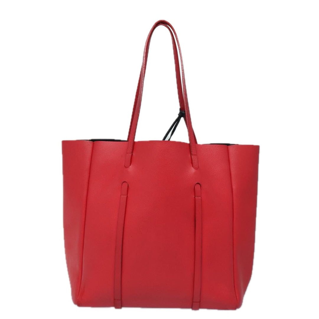Top Quality Balenciaga Everyday Tote S Tote Bag Leather Red Auth bs16489