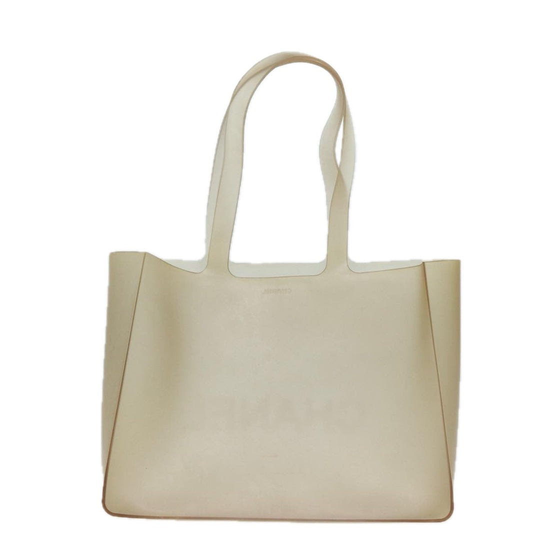 Chanel Tote Bag Rubber Clear CC Auth bs16569
