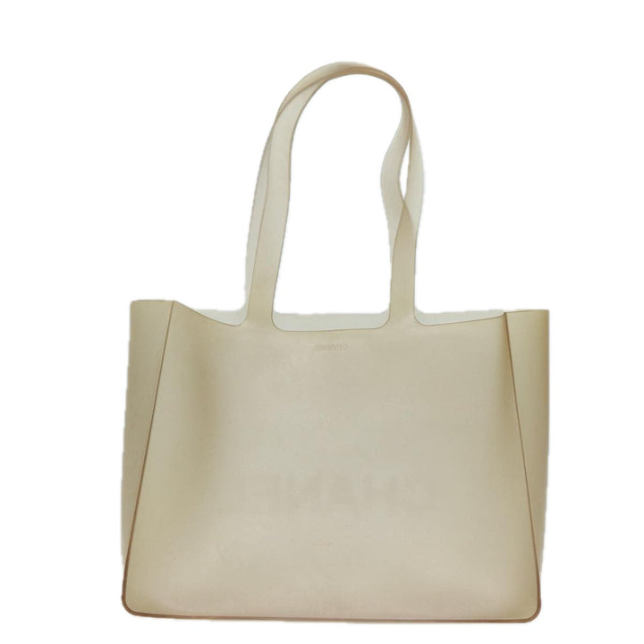 Chanel Tote Bag Rubber Clear CC Auth bs16569