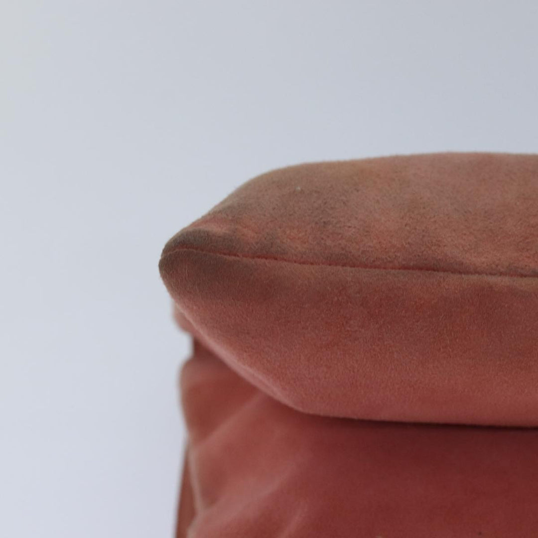 Top Quality Chanel Choco Bar Chain Hand Bag Suede Orange CC Auth bs16570