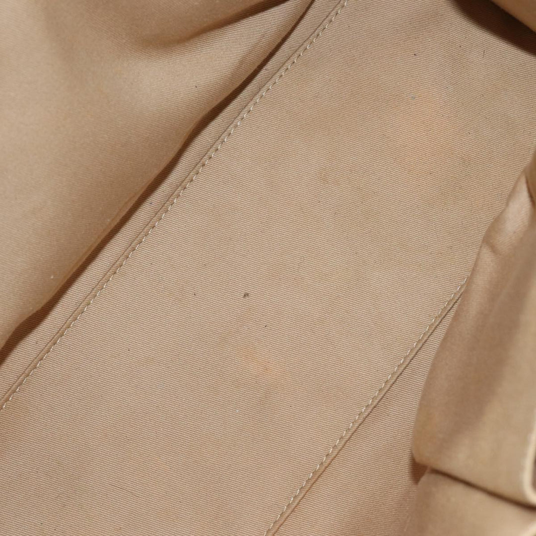 Burberry Tote Bag Canvas Beige Black Auth bs16580
