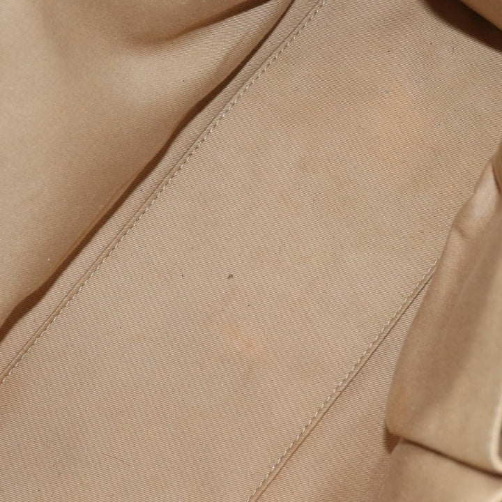 Burberry Tote Bag Canvas Beige Black Auth bs16580