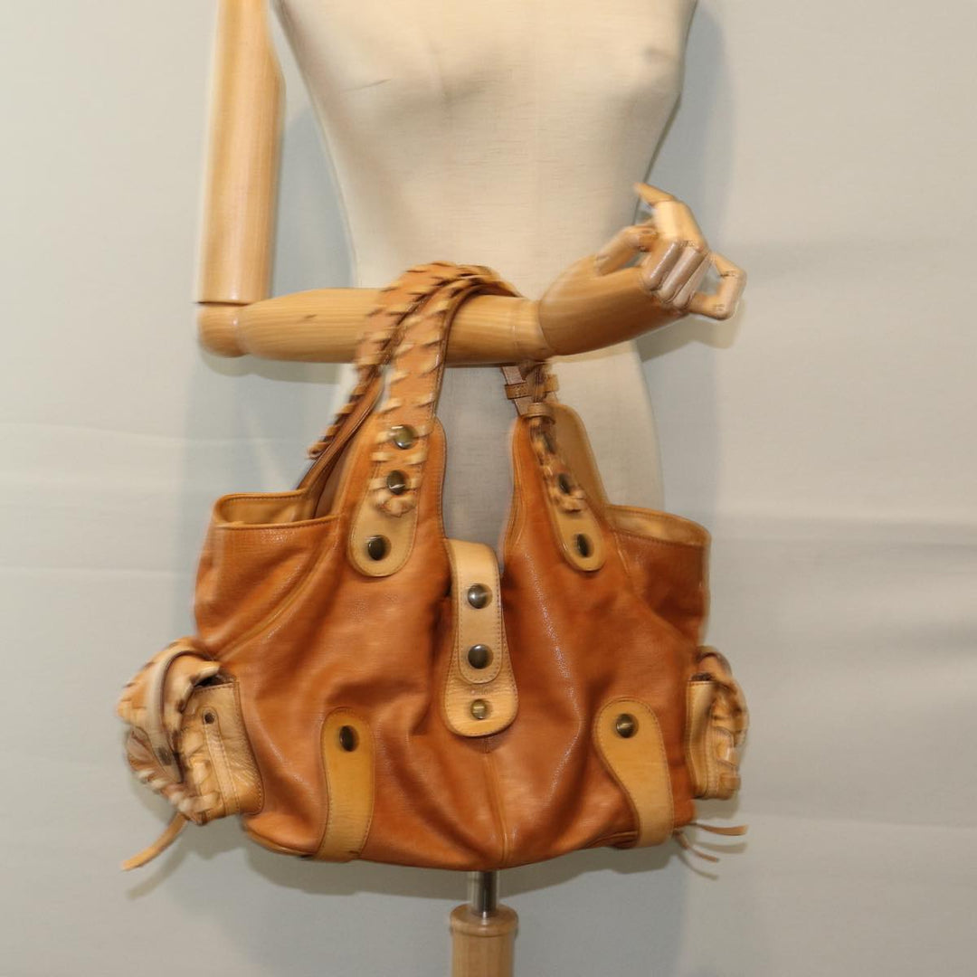 Chloe Tote Bag Leather Brown bs16616
