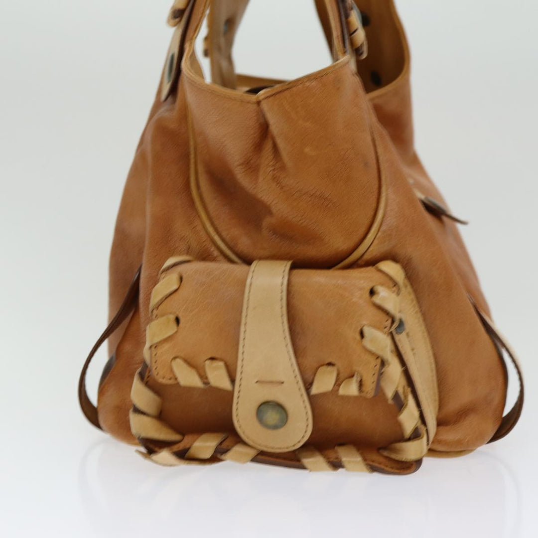 Chloe Tote Bag Leather Brown bs16616
