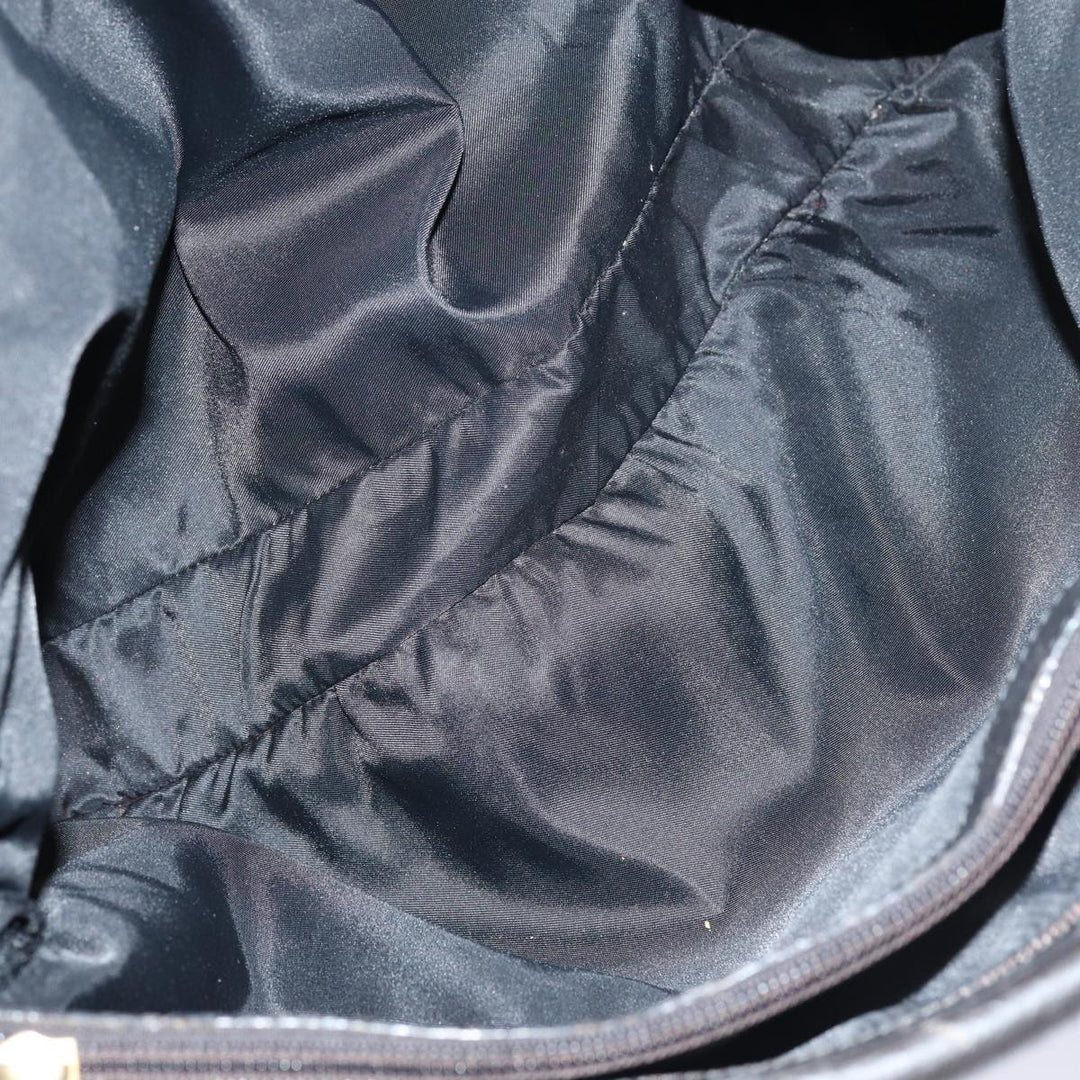 Celine Hand Bag Nylon Black Auth bs16617