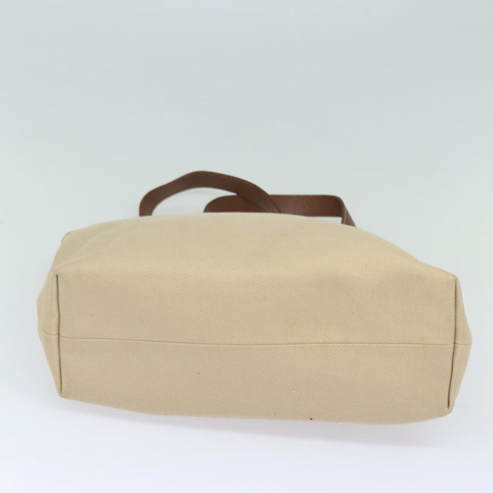 Burberry Nova Check Blue Label Tote Bag Canvas 2way Beige Brown Auth bs16677