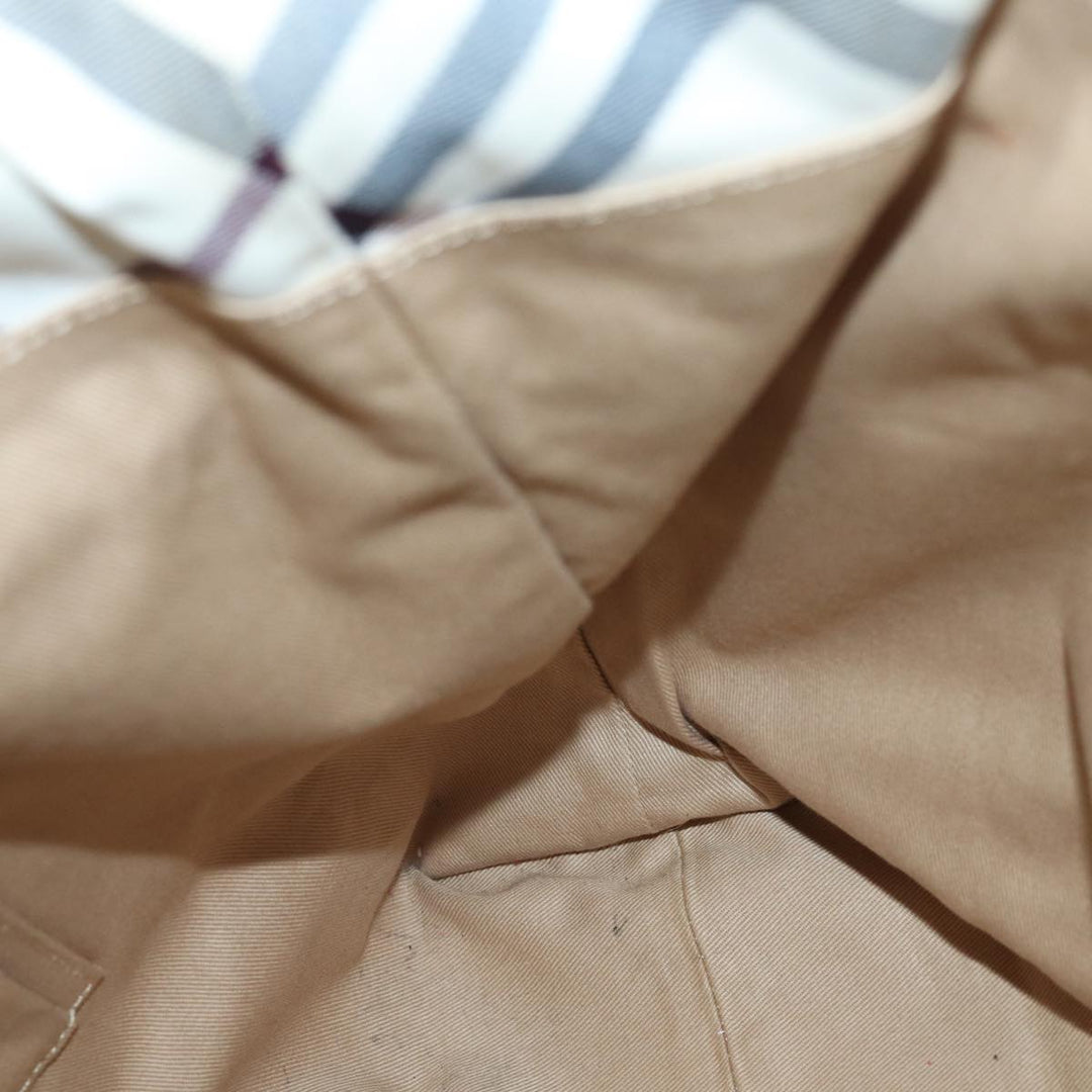 Burberry Nova Check Blue Label Tote Bag Canvas 2way Beige Brown Auth bs16677