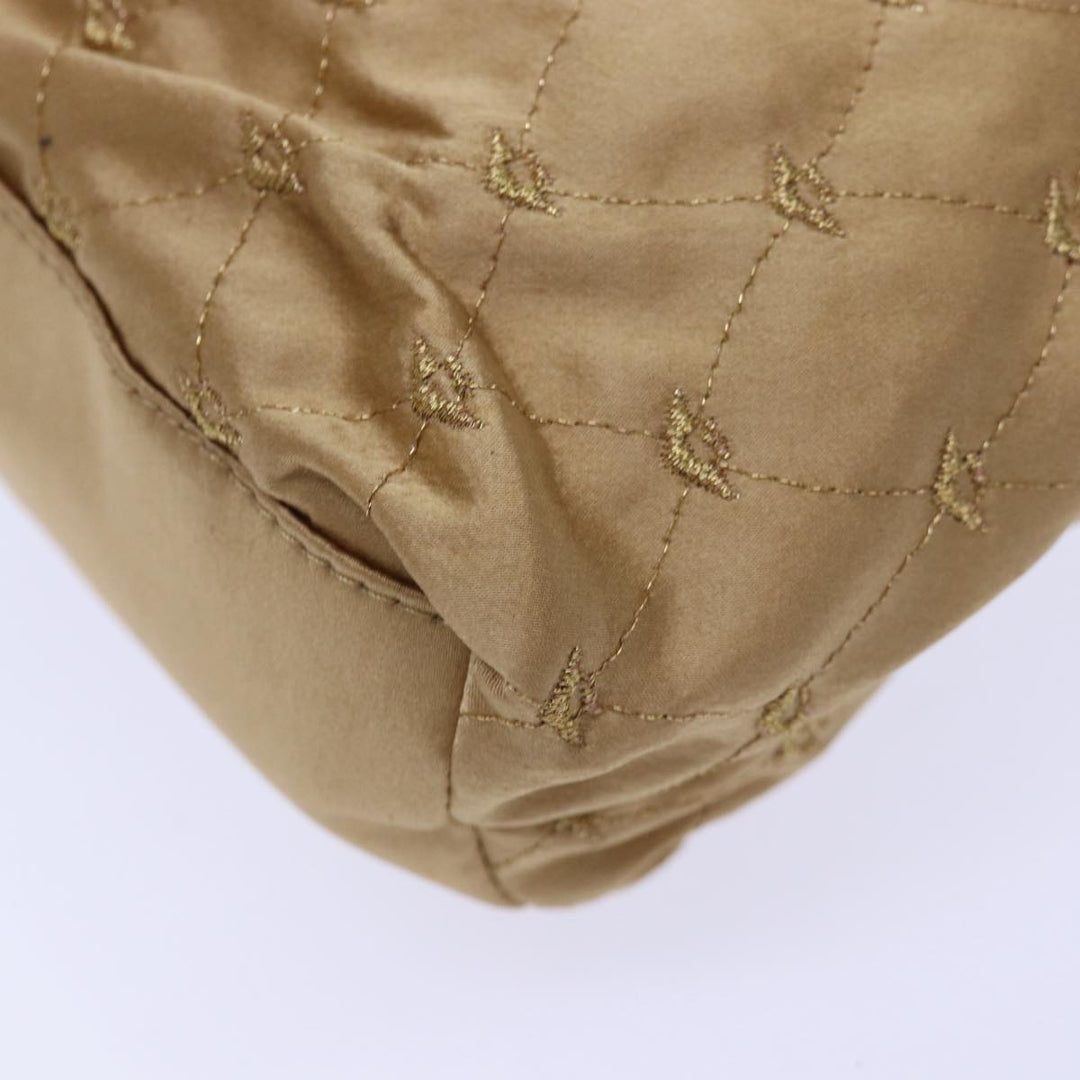 Bottega veneta Hand Bag Satin Gold Auth bs16690