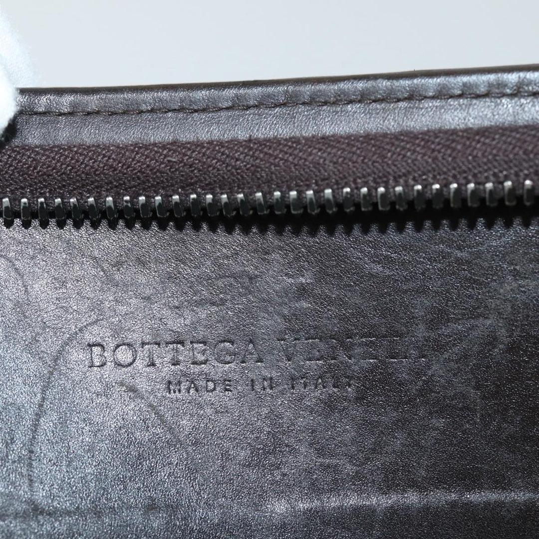 Bottega veneta INTRECCIATO Hand Bag Leather Brown Auth bs16729