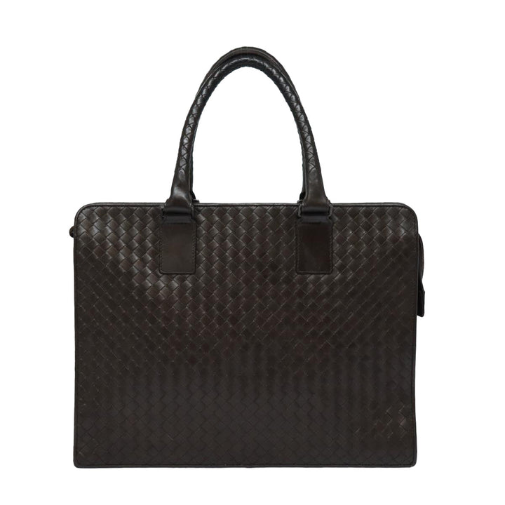 Bottega veneta INTRECCIATO Hand Bag Leather Brown Auth bs16729