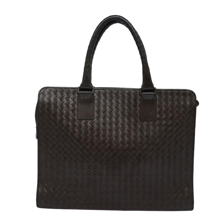 Bottega veneta INTRECCIATO Hand Bag Leather Brown Auth bs16729