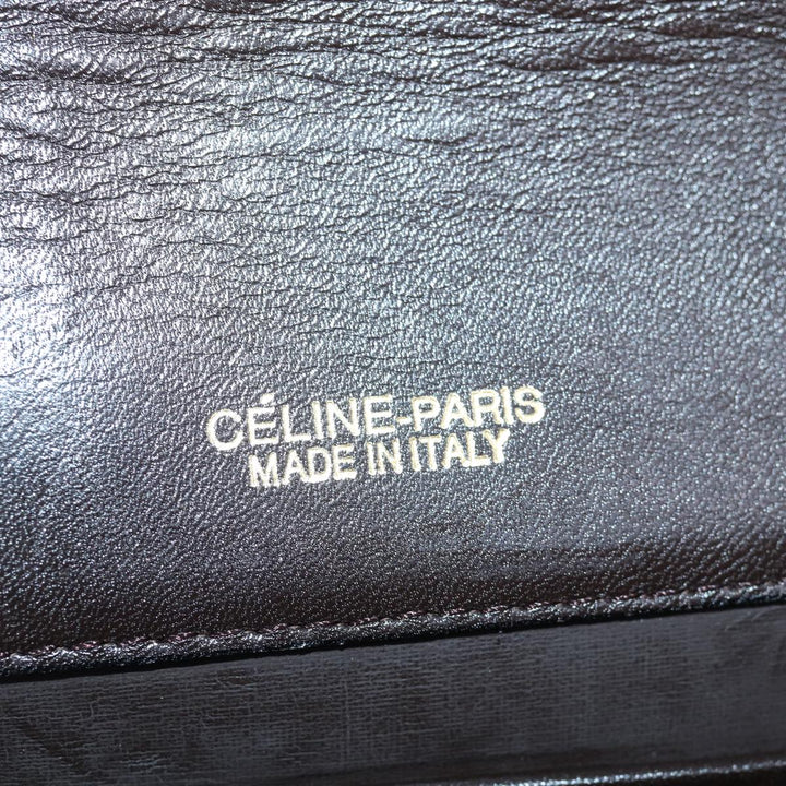 Celine C saluki Shoulder Bag Canvas Brown Auth bs16775