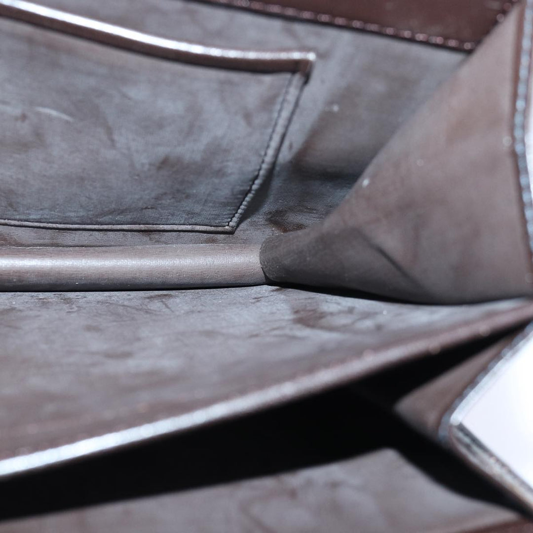 Celine C saluki Shoulder Bag Canvas Brown Auth bs16775