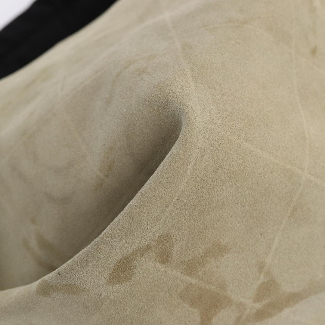 Top Quality Chanel Matelasse Shoulder Bag Suede nylon Beige Black Silver CC Auth bs16824