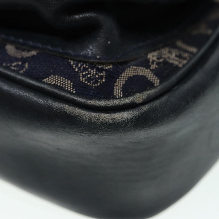 Celine C saluki Shoulder Bag Navy Auth bs16836