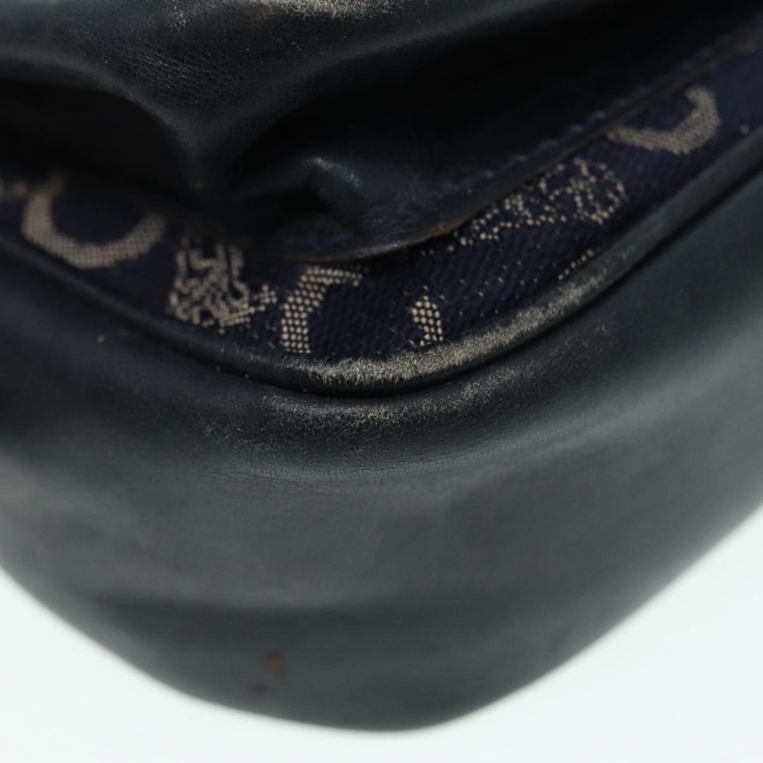 Celine C saluki Shoulder Bag Navy Auth bs16836