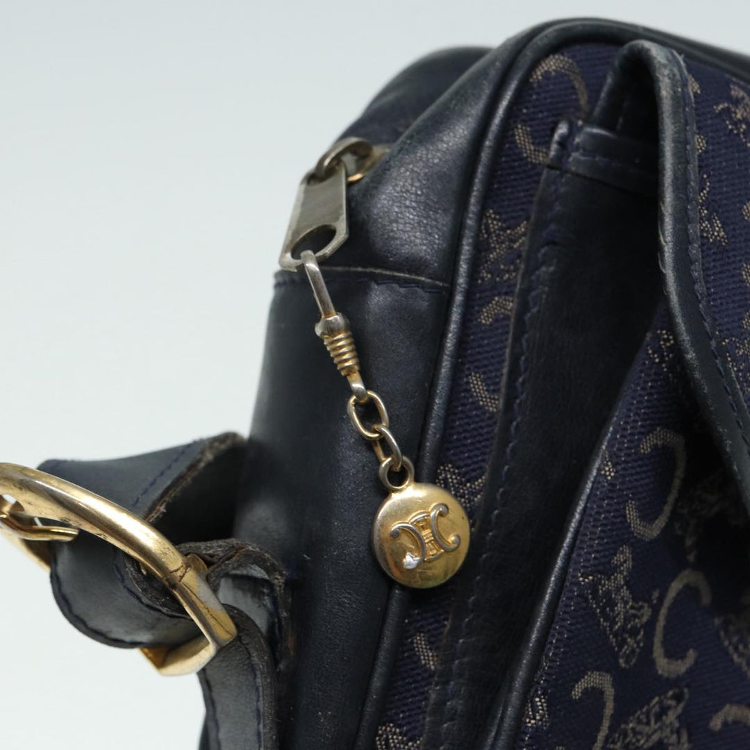 Celine C saluki Shoulder Bag Navy Auth bs16836