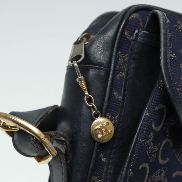 Celine C saluki Shoulder Bag Navy Auth bs16836