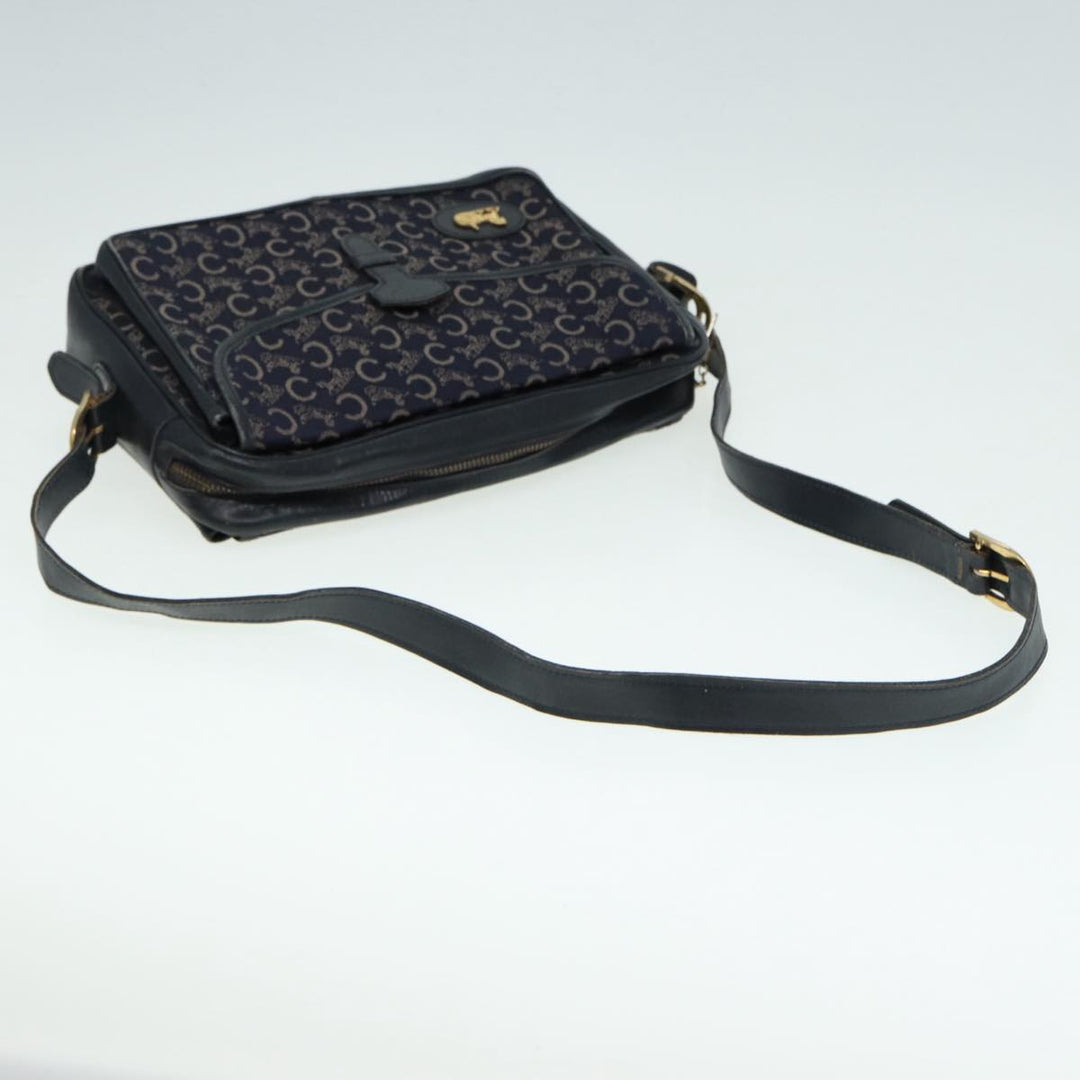 Celine C saluki Shoulder Bag Navy Auth bs16836