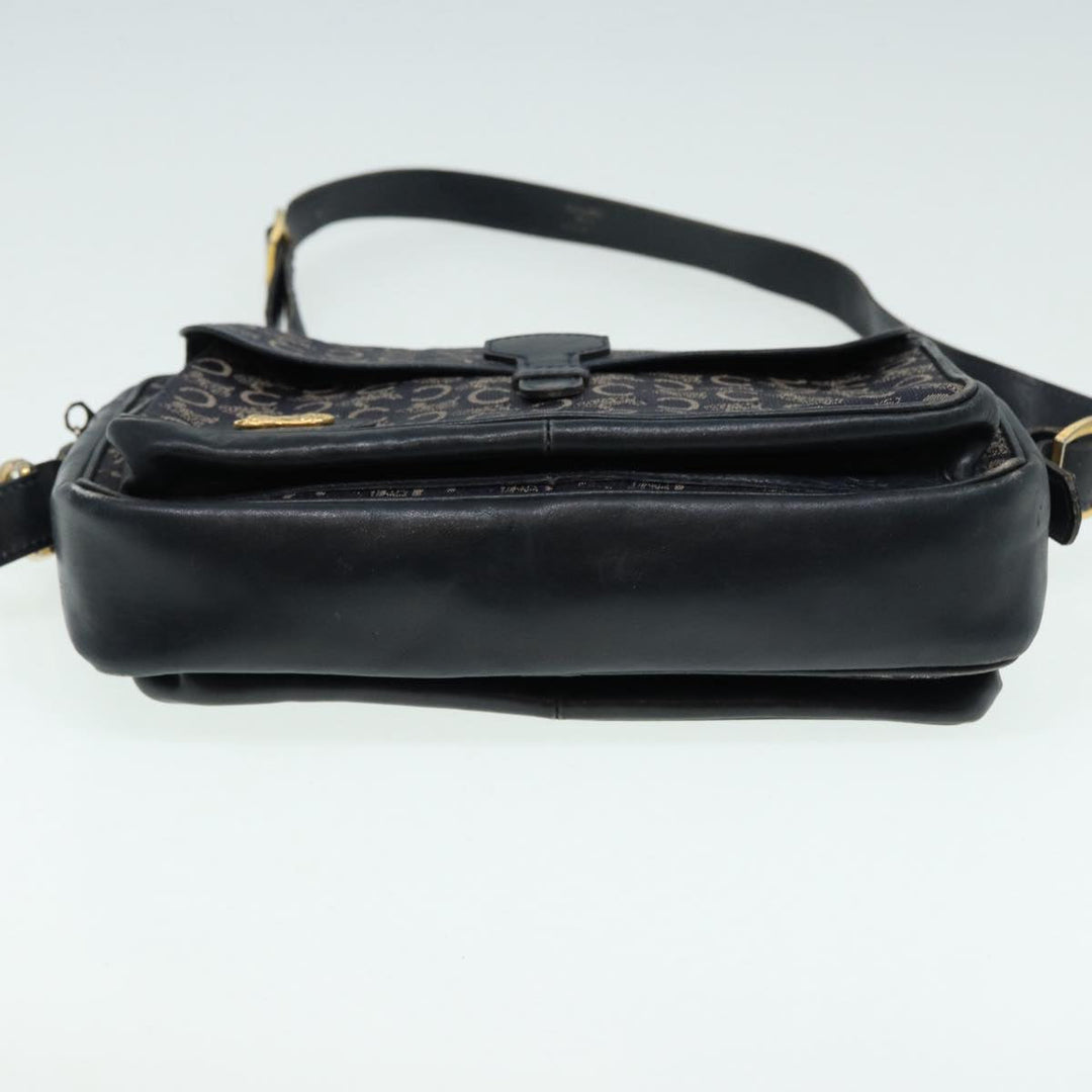Celine C saluki Shoulder Bag Navy Auth bs16836