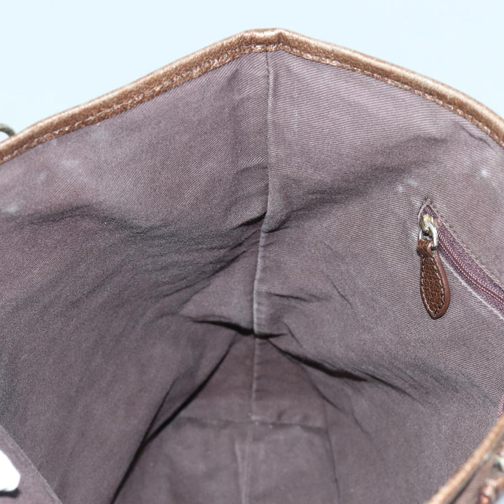 Celine Tote Bag Canvas 2way Brown Auth bs16837