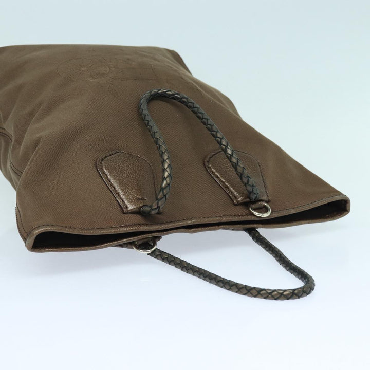 Celine Tote Bag Canvas 2way Brown Auth bs16837