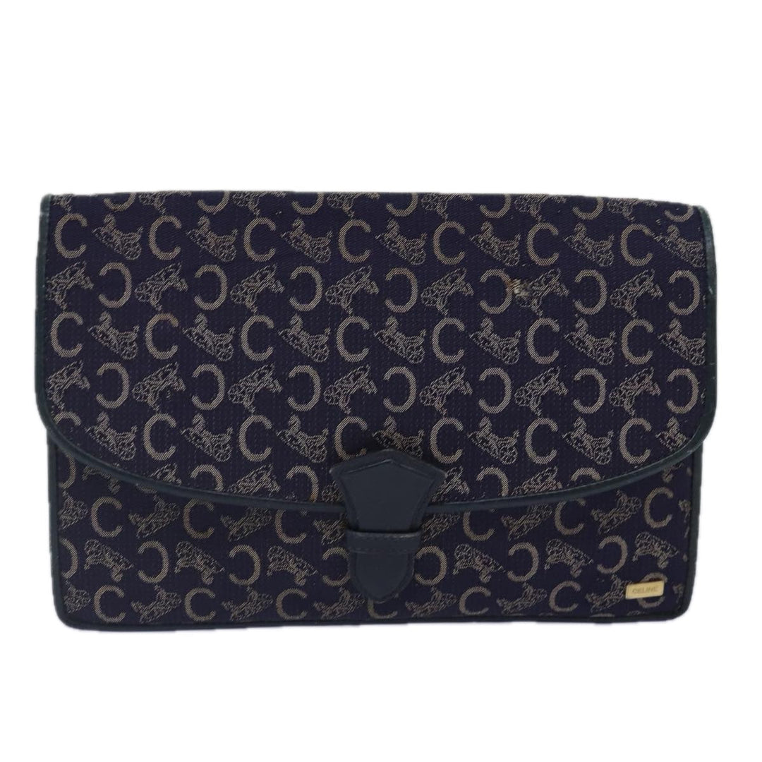 Celine C saluki Clutch Bag Navy Auth bs16838