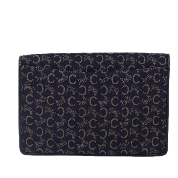 Celine C saluki Clutch Bag Navy Auth bs16838