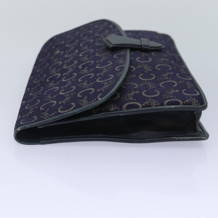 Celine C saluki Clutch Bag Navy Auth bs16838