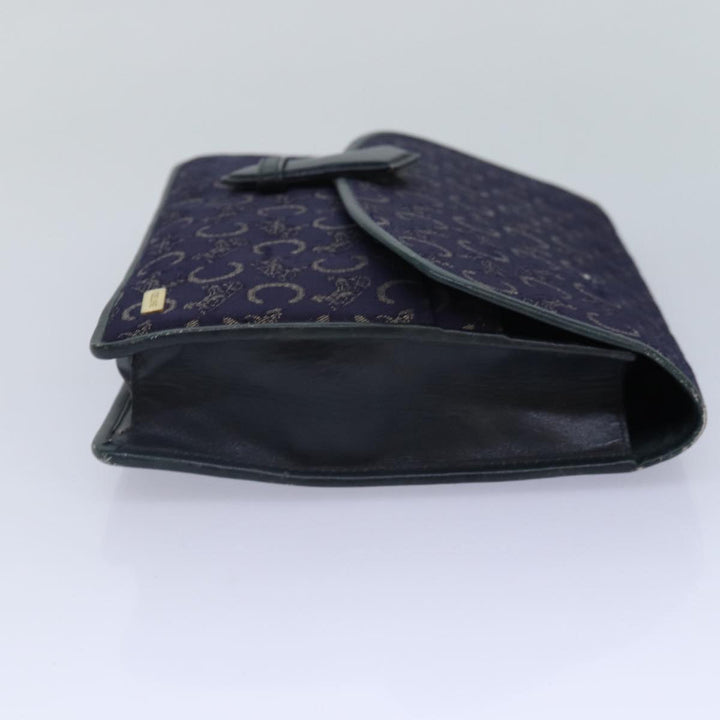 Celine C saluki Clutch Bag Navy Auth bs16838